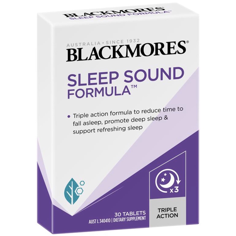 Blackmores Sleep Sound Formula 30 Tablets May 2024 Deep Refreshing