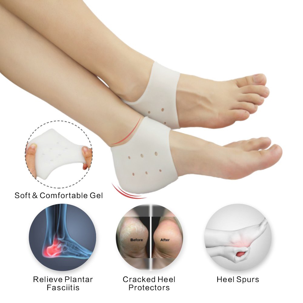 Orthopedic silicone heel protectors hot sale