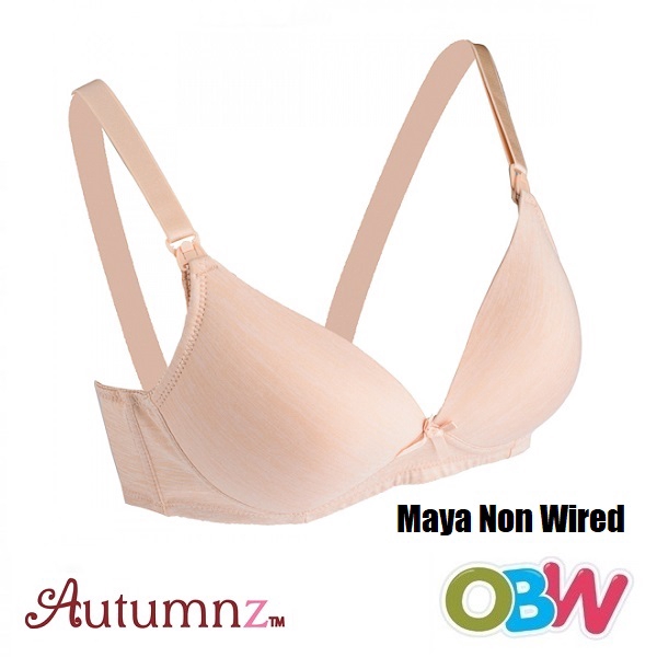 Autumnz Maya Nursing Bra (No underwire) - Melange Nude Maternity Bra