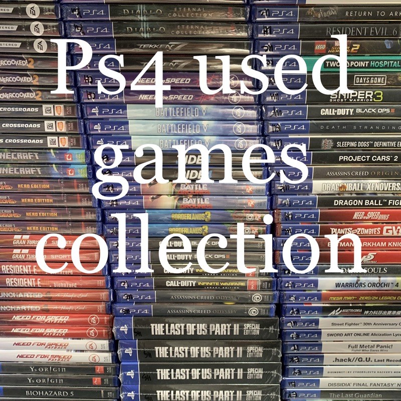 Sony ps4 used games collection 1 | Shopee Singapore