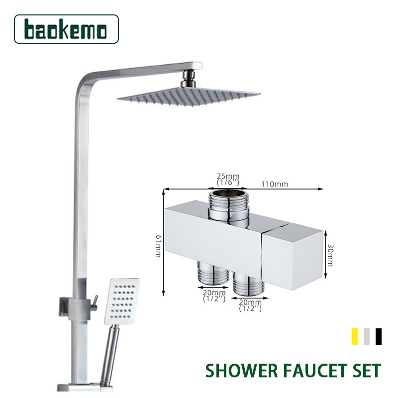 Instant Water Heater Rain Shower Set two function shower set connect to water heater Shower