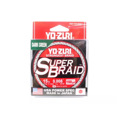 Yo Zuri Duel P.E Line Super Braid 150YDS 15Lbs (0.19mm) Green R1257-DG  (1125)