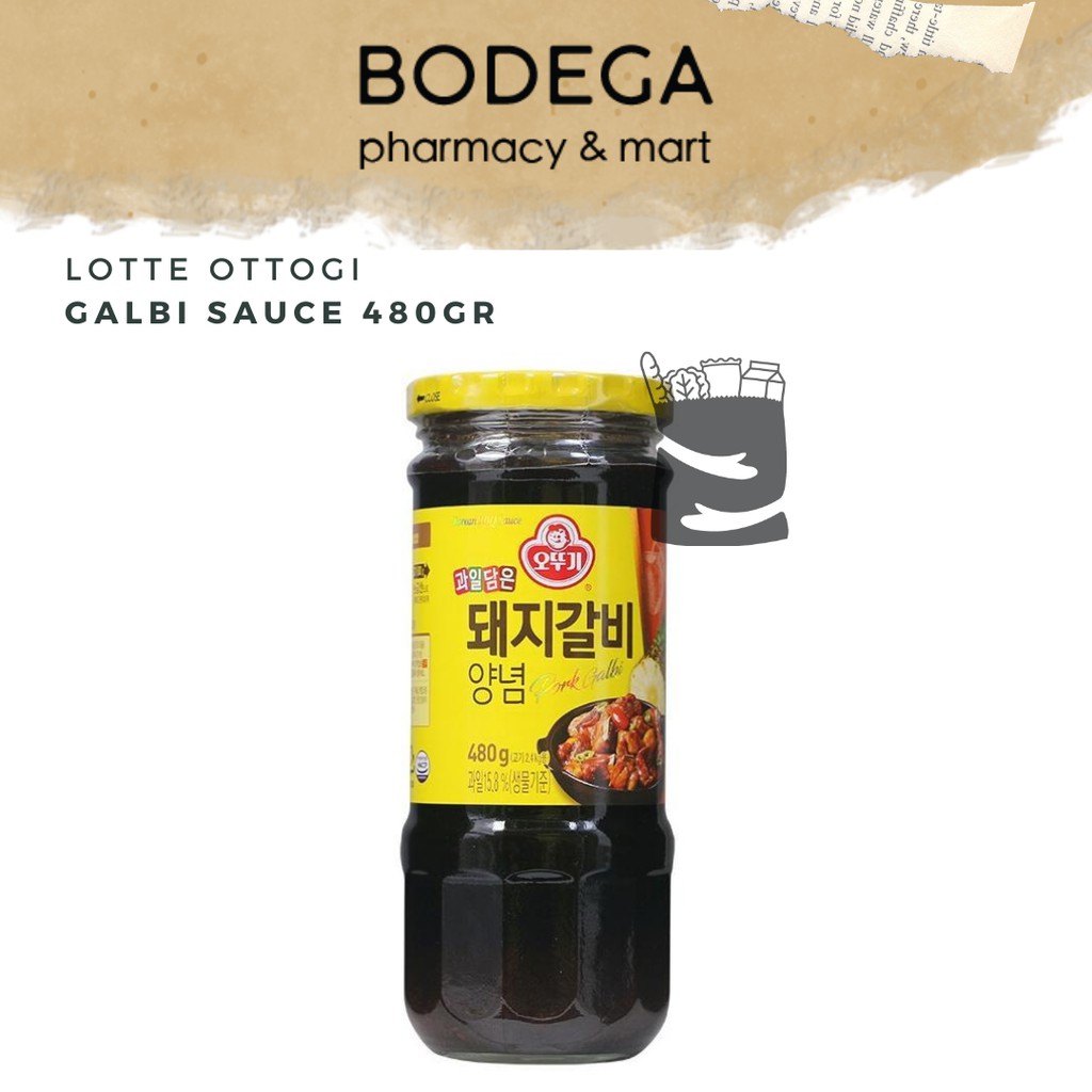 Ottogi Galbi Marinade Sauce / Korean Bbq Kalbi Sauce 124; 240gr (bodega