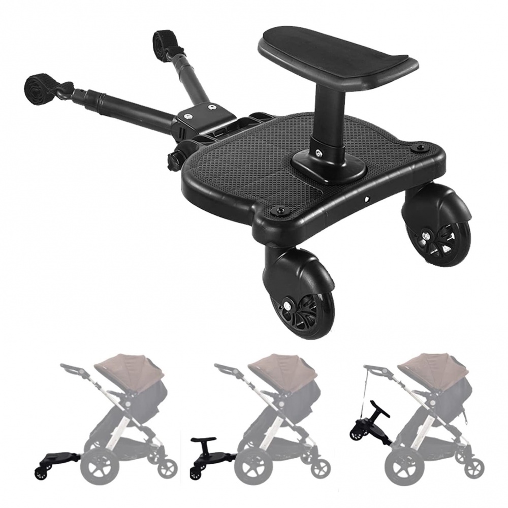 2 in 1 stroller skateboard with detachable seat Universal stroller pedal adapter for most brands of strollers Shopee Singapore