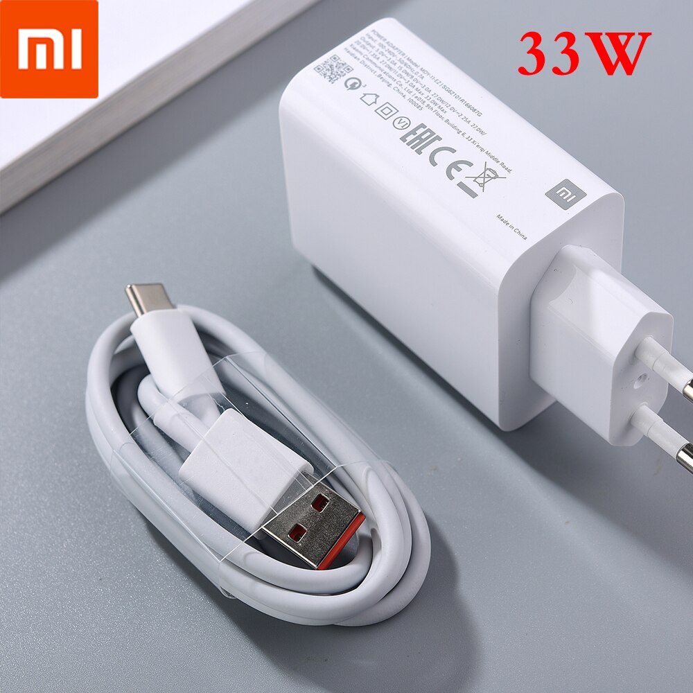 Chargeur + Câble USB pour smartphone Xiaomi Redmi Note 9, 9 Pro, 8, Redmi  9, 8, Mi 10, Mi 10 Pro, Mi 10T Pro, Mi 9, Mi 9T, Mi 9T Pro, Mi A3