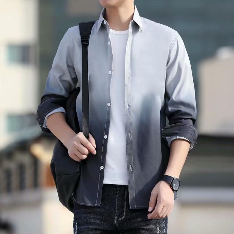 color block shirt mens