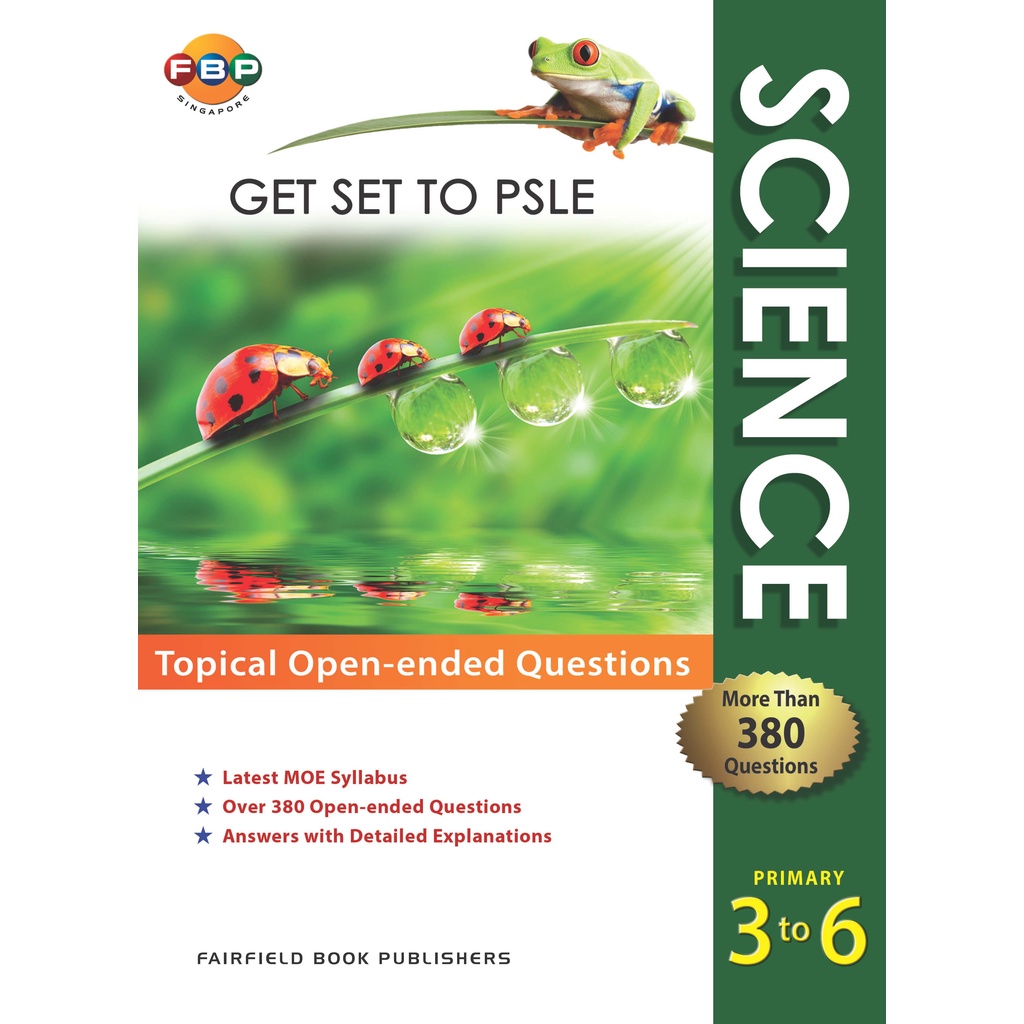 Get Set to PSLE Science Topical Open-ended Questions P3 to P6 | Shopee ...