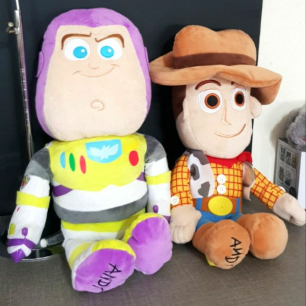 Woody and buzz soft toys discount