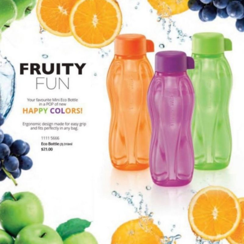 Eco Bottle 310ml Tupperware Malaysia FIRST EDITION | Shopee Singapore