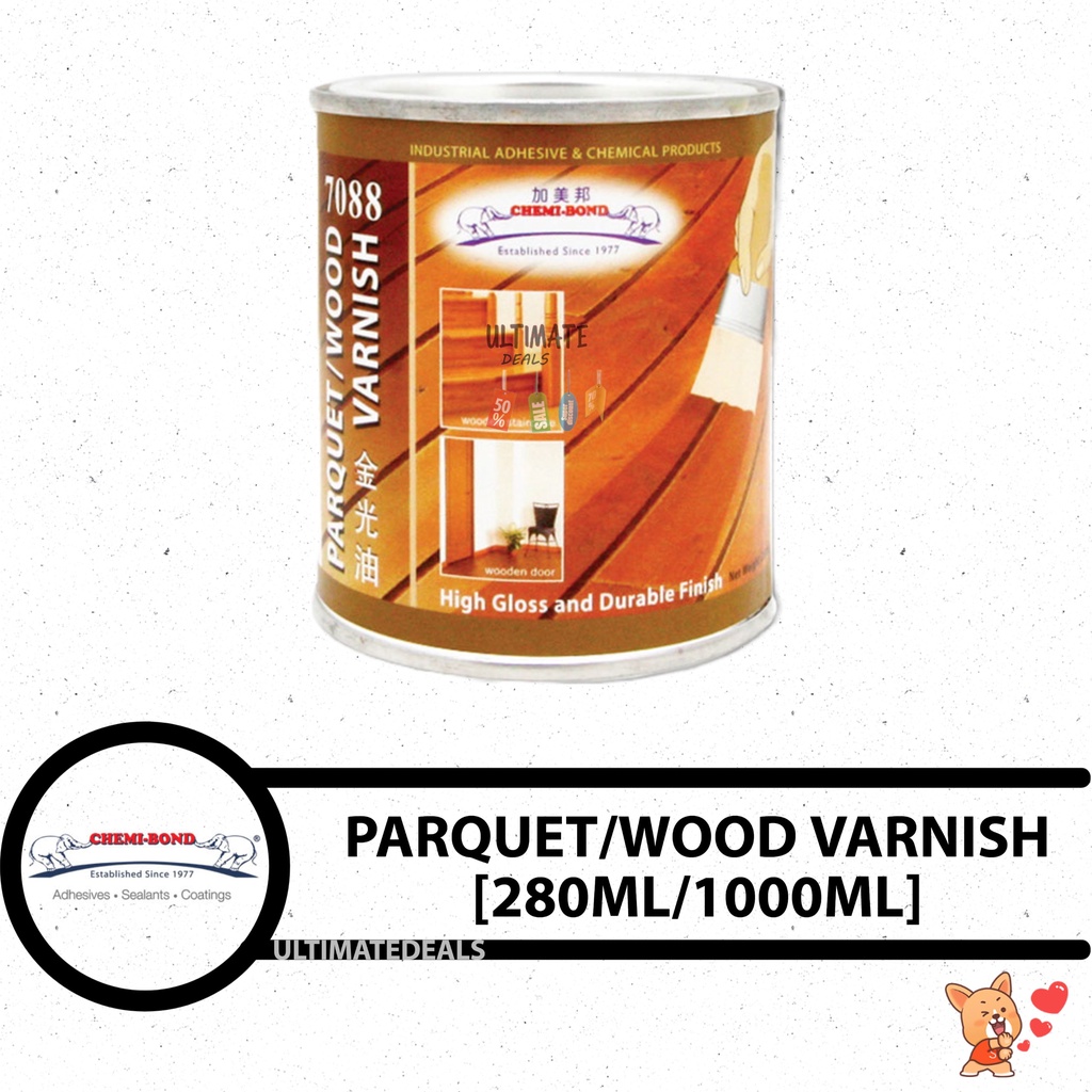 Chemi-Bond Wood Varnish - PARQUET | WOOD VARNISH HIGH GLOSS & DURABLE ...