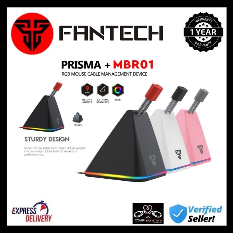 FANTECH MBR01 PRISMA+ RGB MOUSE CABLE BUNGEE MANAGEMENT DEVICE | Shopee ...