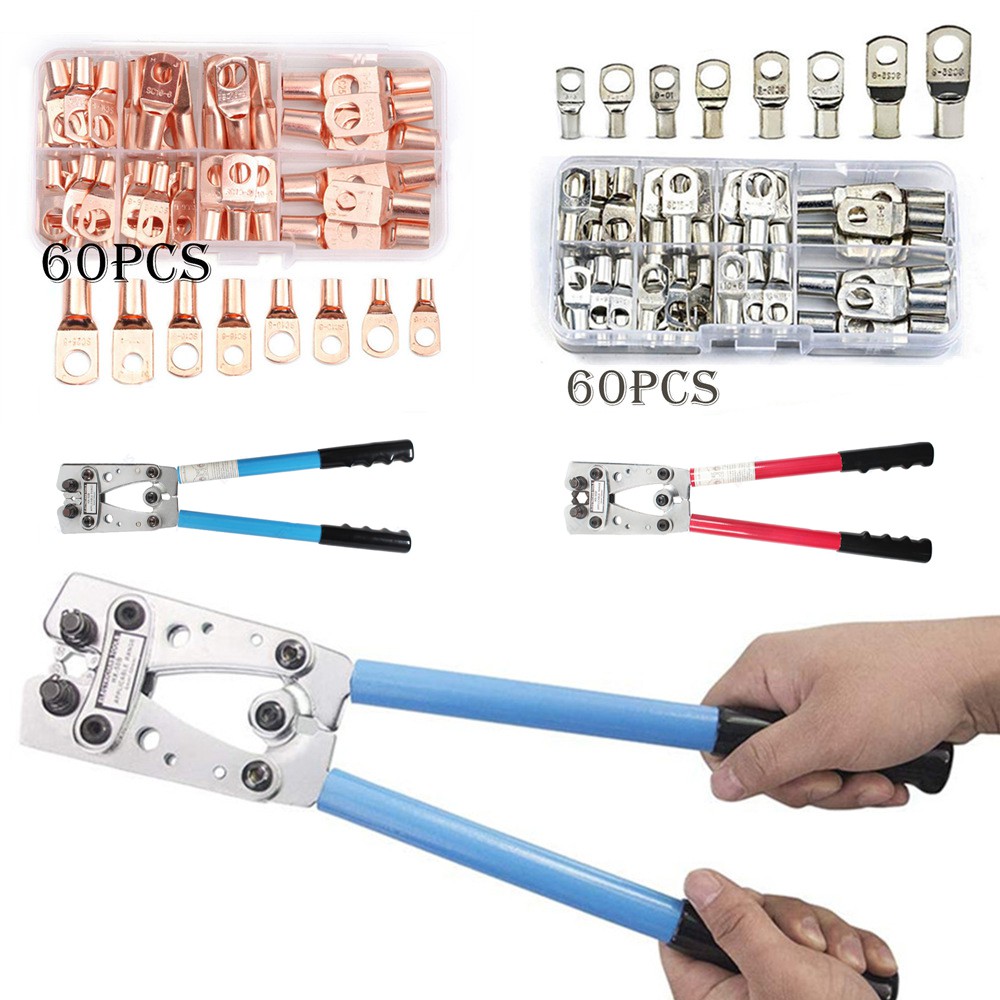HX50B Plug Crimp Crimping Tool Battery Cable Lug Hex Terminal Crimper