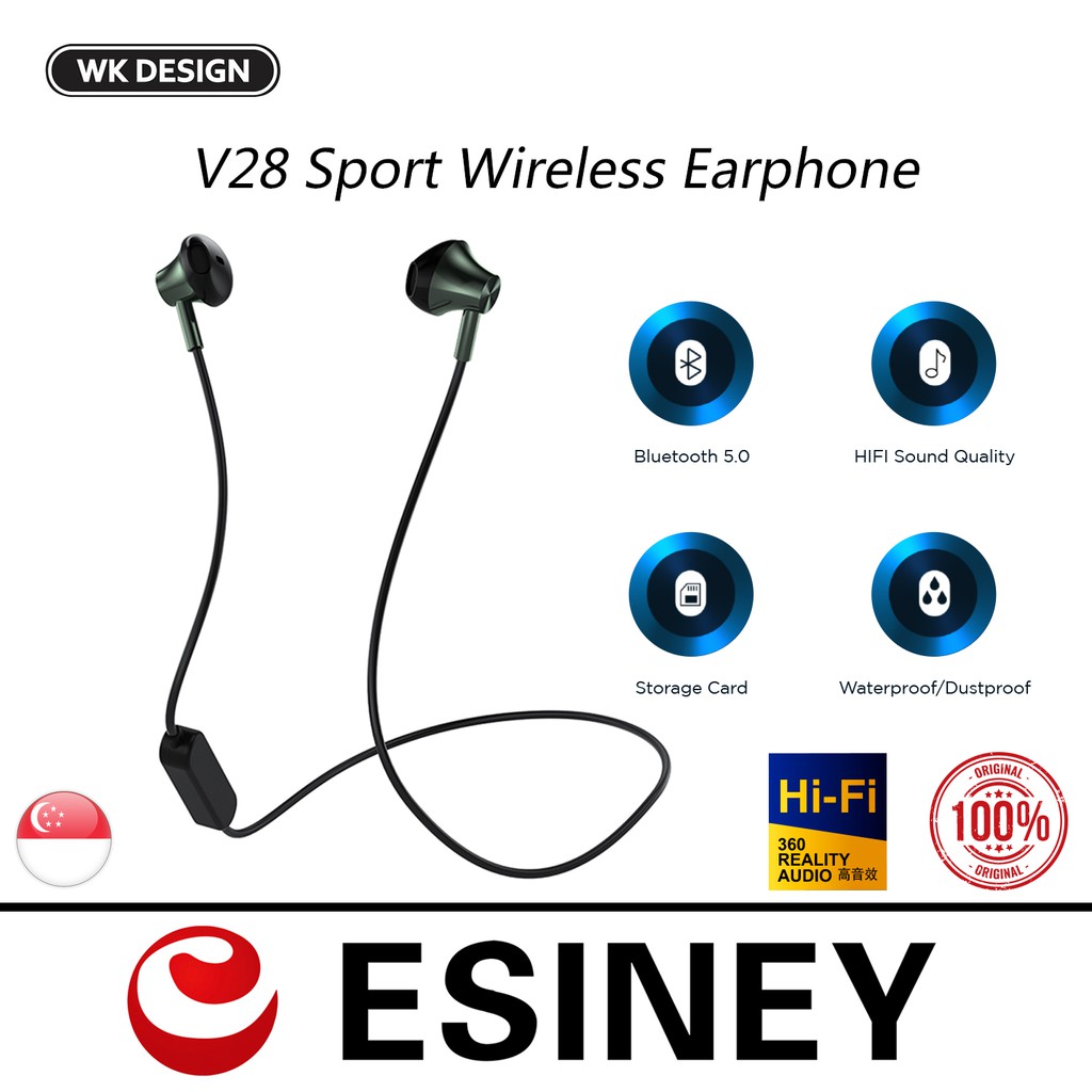 Wk design bluetooth discount earphone