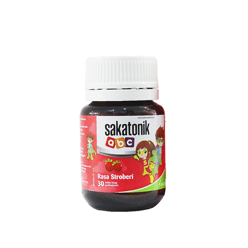 Sakatonik ABC isi 30 Strawberry / Vitamin / Daya Tahan Tubuh / Vitamin C / Vitamin Anak - Gambar 3