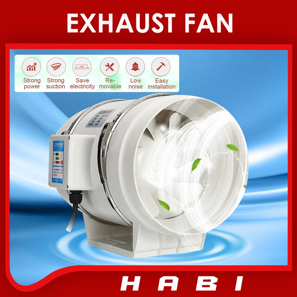 Portable exhaust fan ventilation fan toilet kitchen fan 4"6"8" Extractor Ventilation Kitchen
