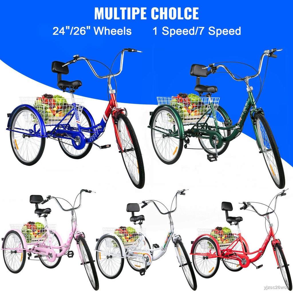 10 speed 3 wheel bike