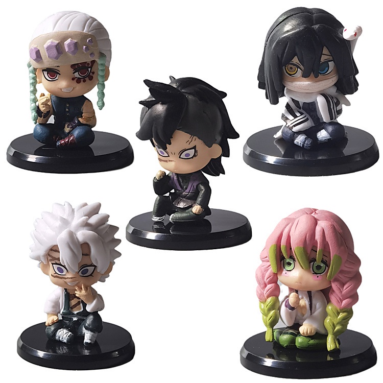 5pcs/set Demon Slayer : Kimetsu No Yaiba Nezuko Zenitsu Tanjirou Giyuu ...