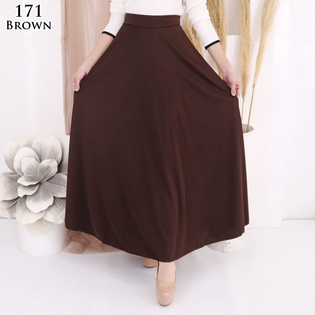 171sleeve Long Umbrella Skirt/PREMIUM Women's Wide Skirt Shopee