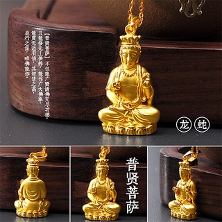 Gold plated hot sale buddha necklace