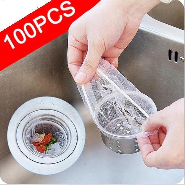【Disposal Waste Filter】【BEST GARBAGE BAG FOR SINK】Sink Strainer Wire ...