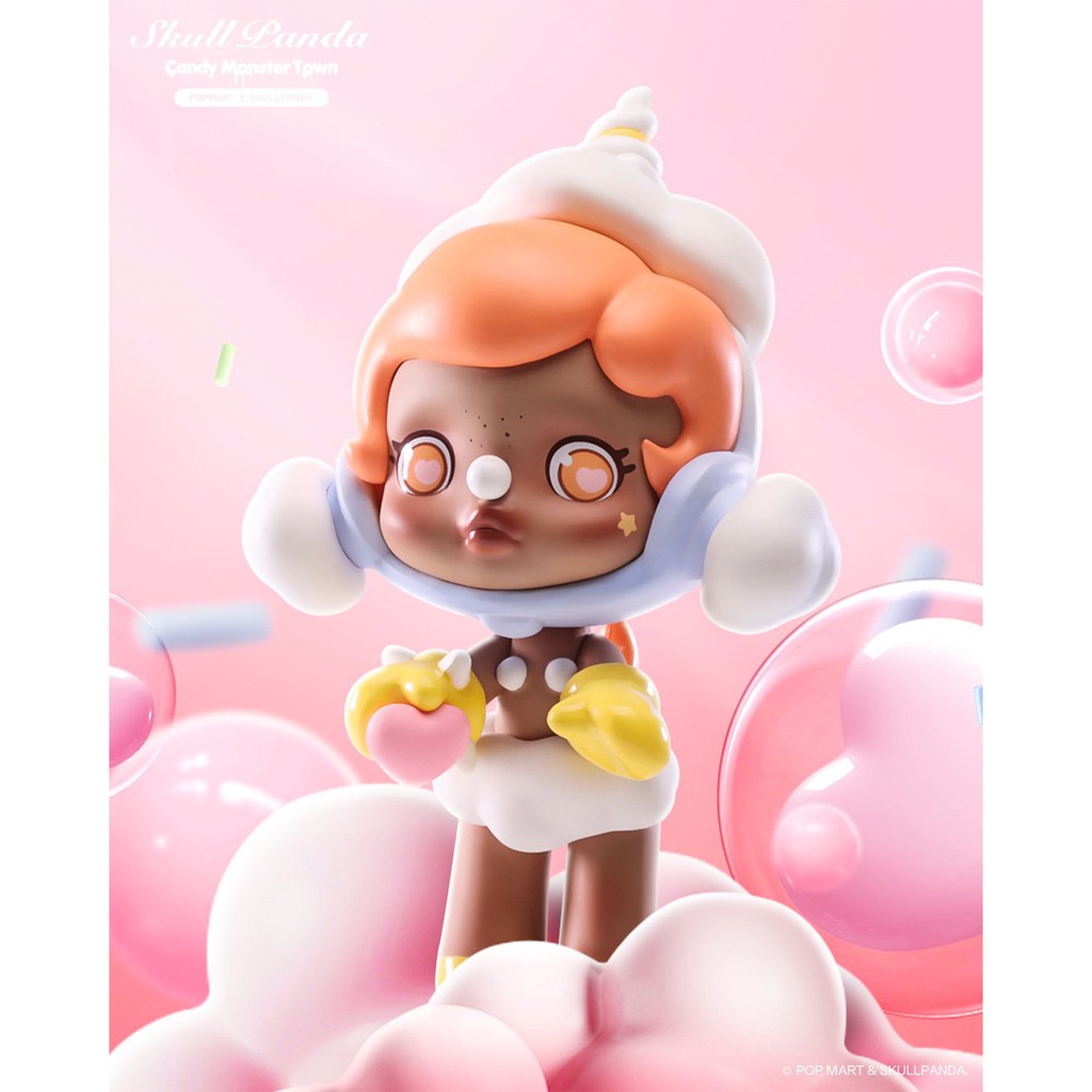 PREORDER POPMART SKULL PANDA CANDY MONSTER TOWN SERIES BLIND BOX