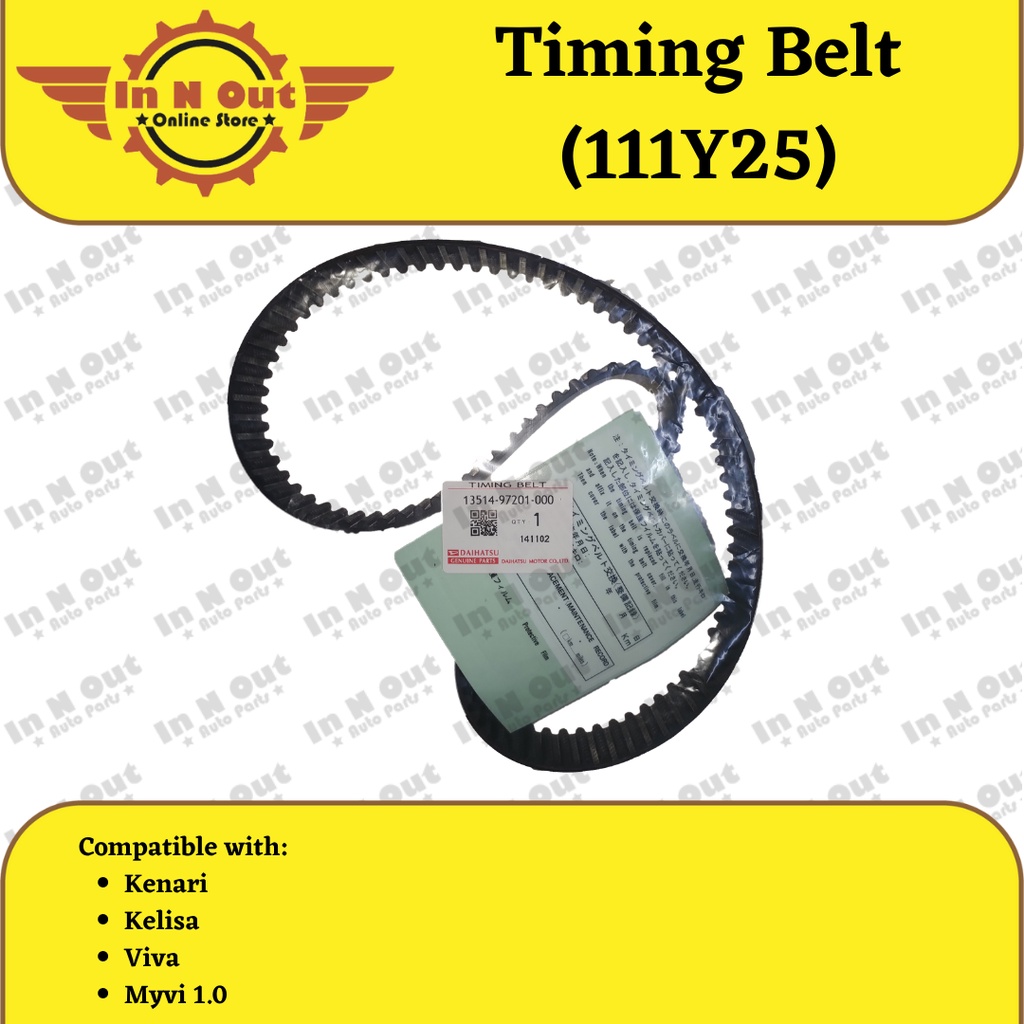 VIVA Timing Belt (111Y25) - [Fairy Perodua Kelisa Perodua/ Myvi 1.0 ...