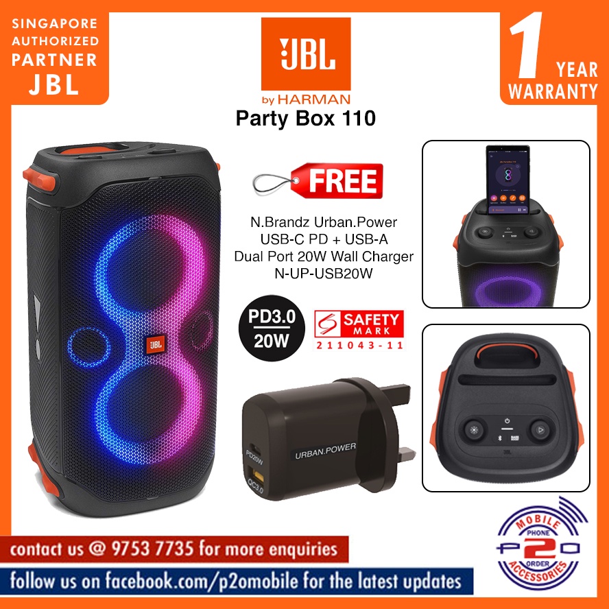 JBL PartyBox 110 - JBL Singapore