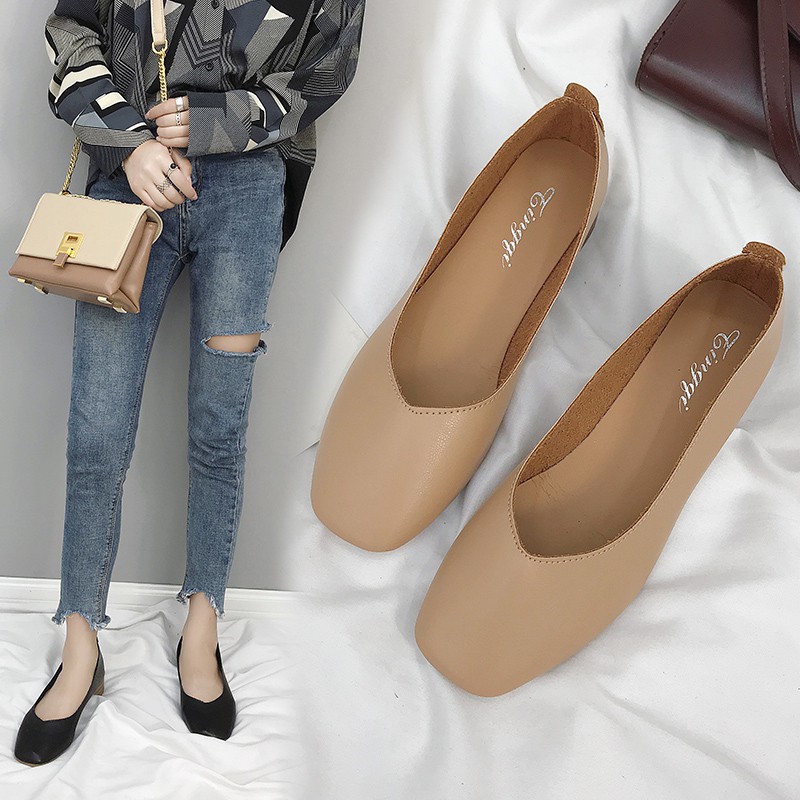 Low heel flat shoes hotsell