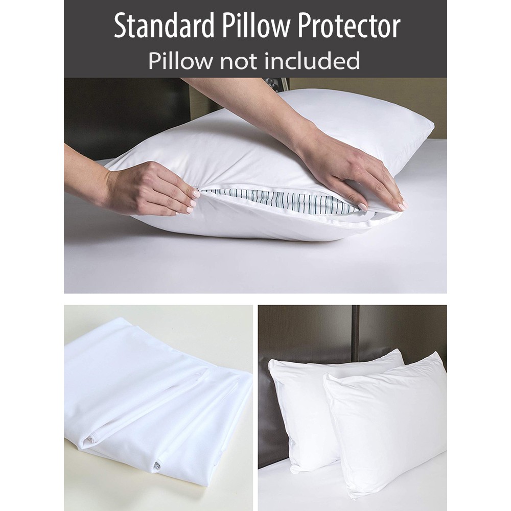 Water-proof Pillow Protector Bolster Protector | Shopee Singapore