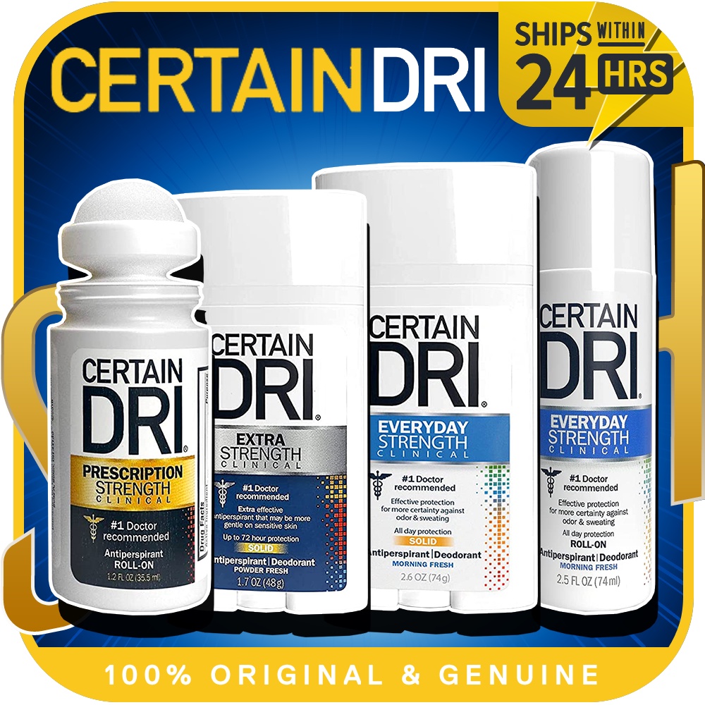 Certain Dri Clinical Antiperspirant Deodorant Prescription Strength