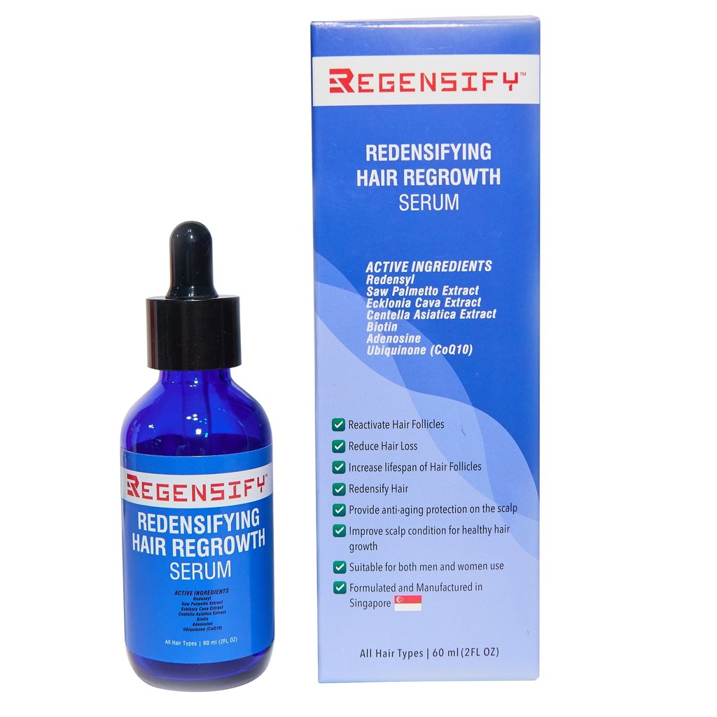 REGENSIFY Redensifying Hair Regrowth Serum 60 ml [Redensyl 3% ...