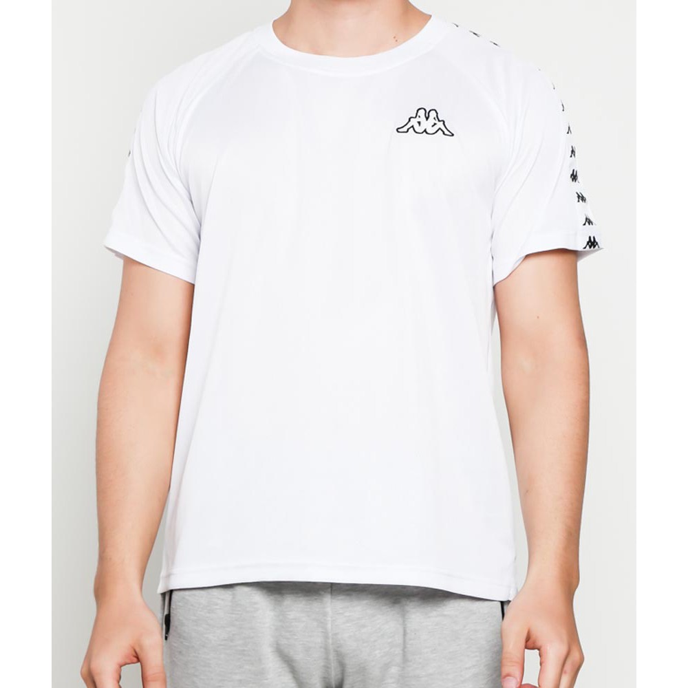 Kappa T shirt Baju Banda Jersey Man White Shopee Singapore