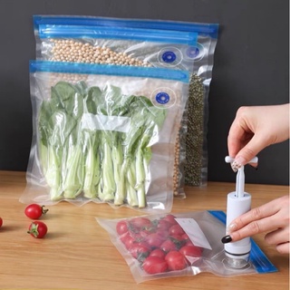 Sous Vide Bags 20Pcs Reusable Vacuum Food Storage Bags Kit with 15Pcs 3  Sizes Vacuum Food Bags 4 Sealing Clips 1 Hand Pump Food-grade Plastics Food  Save Bags for Food Storage and