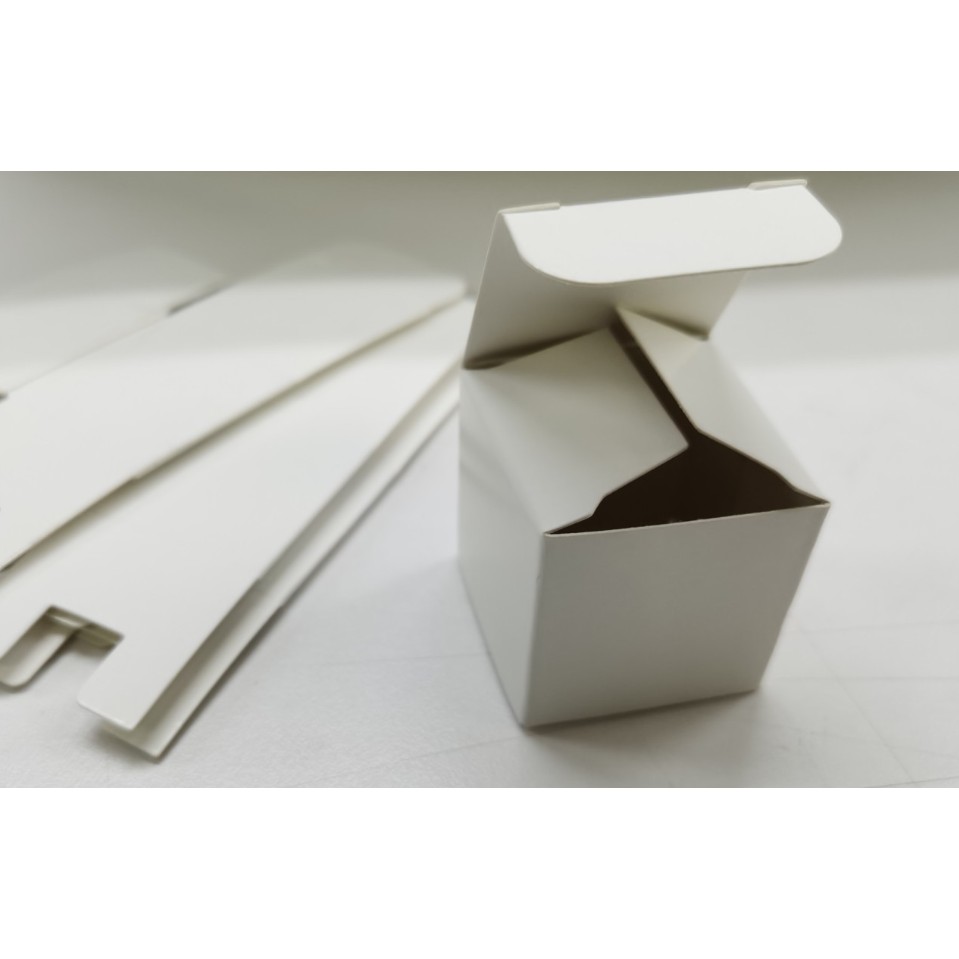 100pcs (35x35x35mm) White color box/ paper box/packing box/ plain box ...