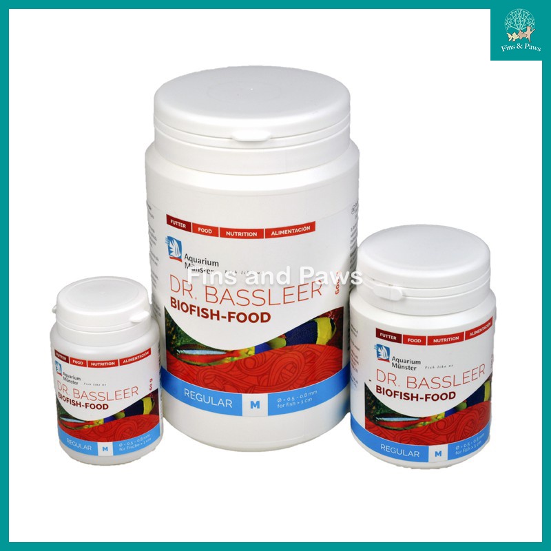[Dr Bassleer] REGULAR Biofish Premium Fish Food for all Aquarium Fish 60g 150g (M L Pellet