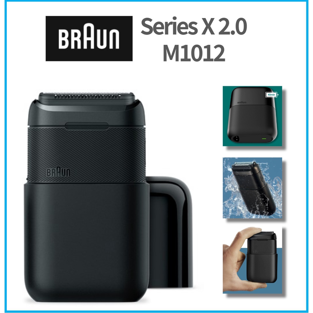 Braun Series X M1012 Waterproof Rechargeable Mini Shaver | Shopee Singapore
