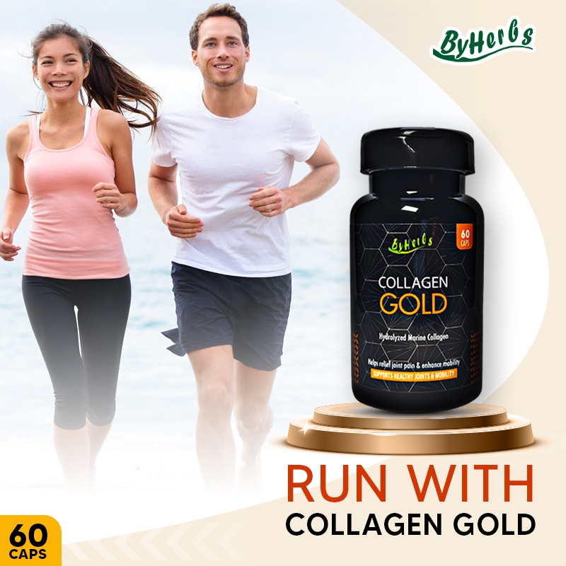 100% Hydrolyzed Marine Collagen [ Byherbs Collagen Gold ]