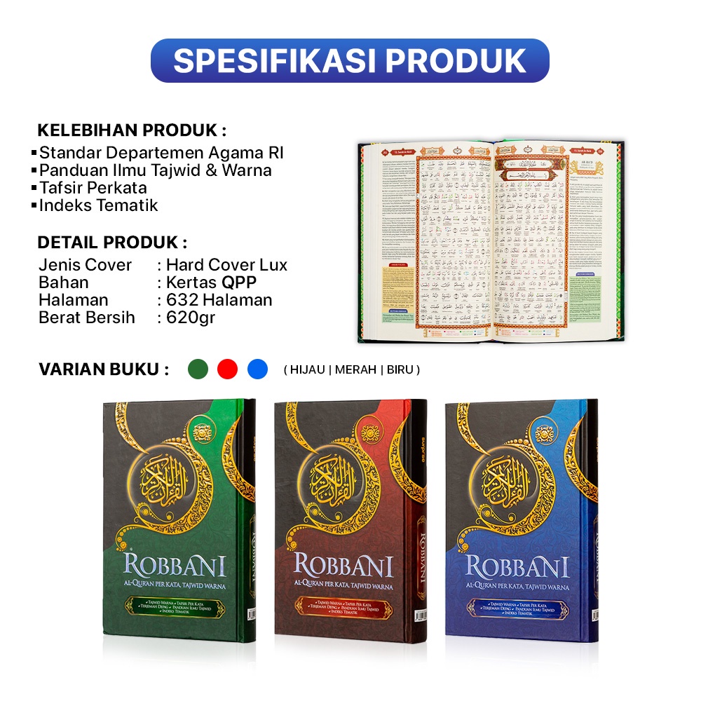 Al Quran Translation Tajweed Robbani Al Quran Words Tajweed Color Quran ...