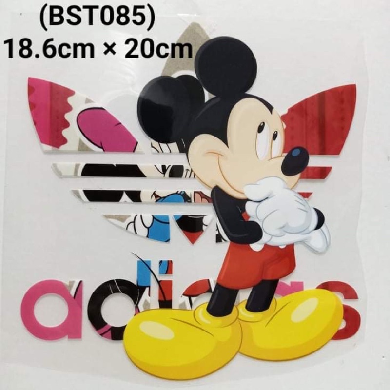 BST085-Mckey heat transfer sticker/ Iron on sticker/ stiker baju mudah ...