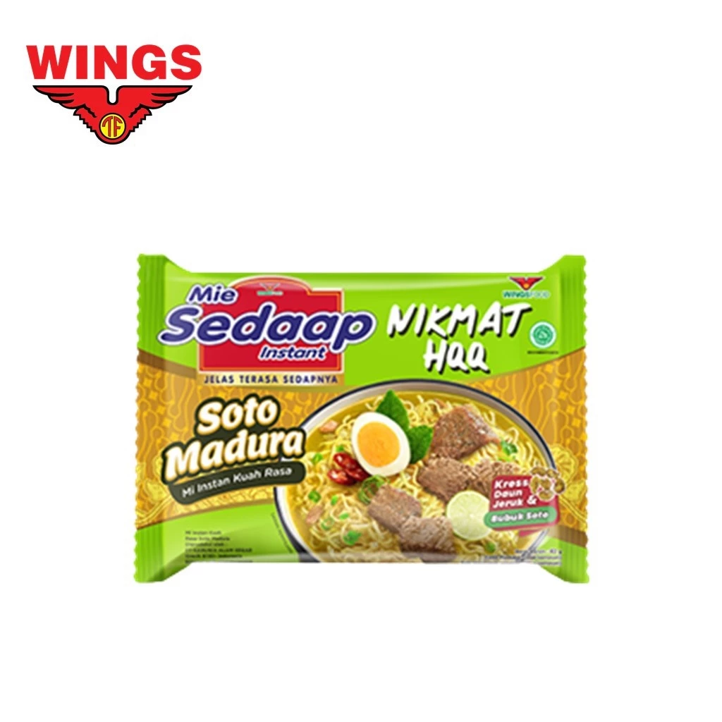 Sedaap Mie Instan Kuah Soto Madura Bag 82 gr x5 - Gambar 3