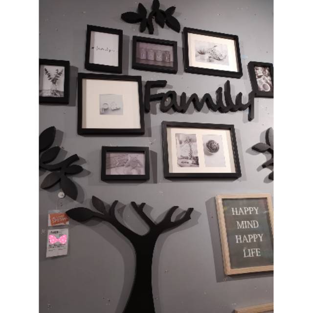 Wall Hanging / Wall Decoration / Frame Set Family Tree Informa / Photo