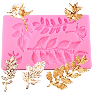 Leaves Relief Border Silicone Mold Flower Lace Fondant Cake