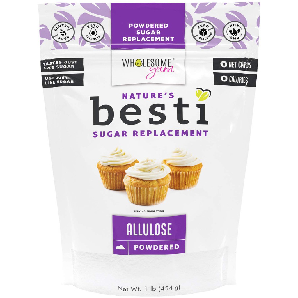 Wholesome Yum Besti Keto Powdered Allulose Sweetener - Natural Powdered ...