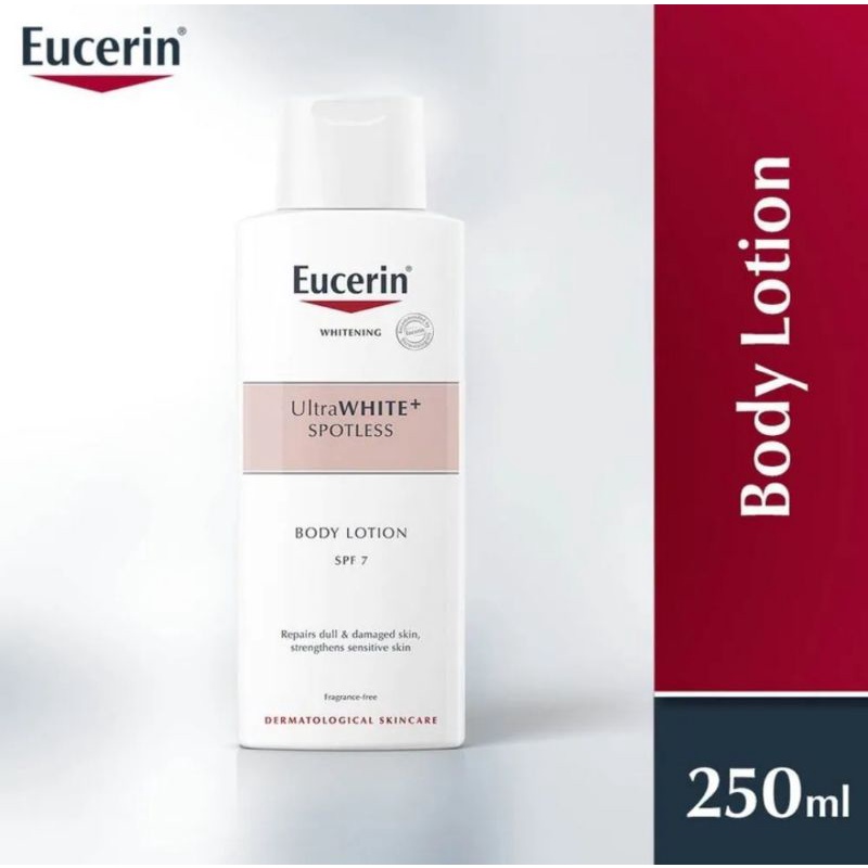 Eucerin Ultrawhite Spotless Body Lotion SPF7 250ml (Exp 2025) Shopee
