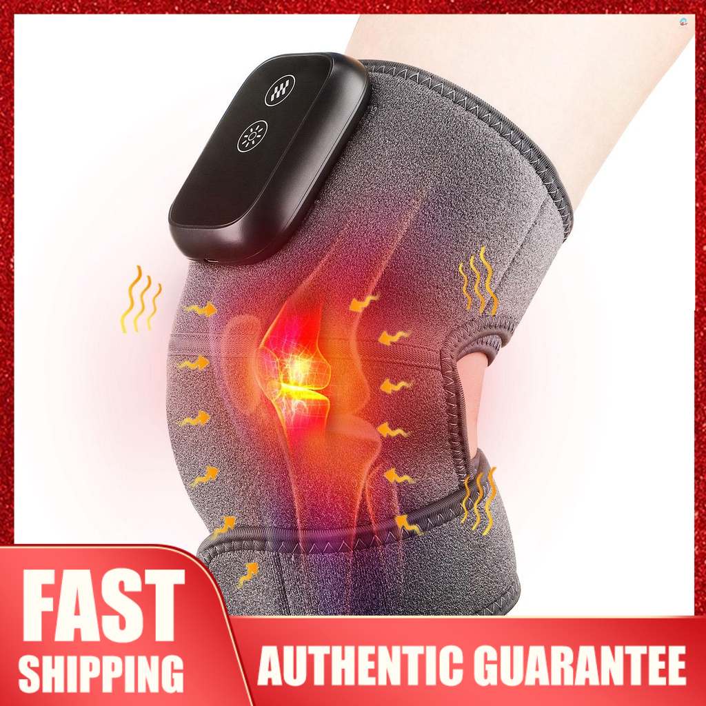 Wireless Heated Knee Massager for Joint Pain Relief Arthritis Cramps