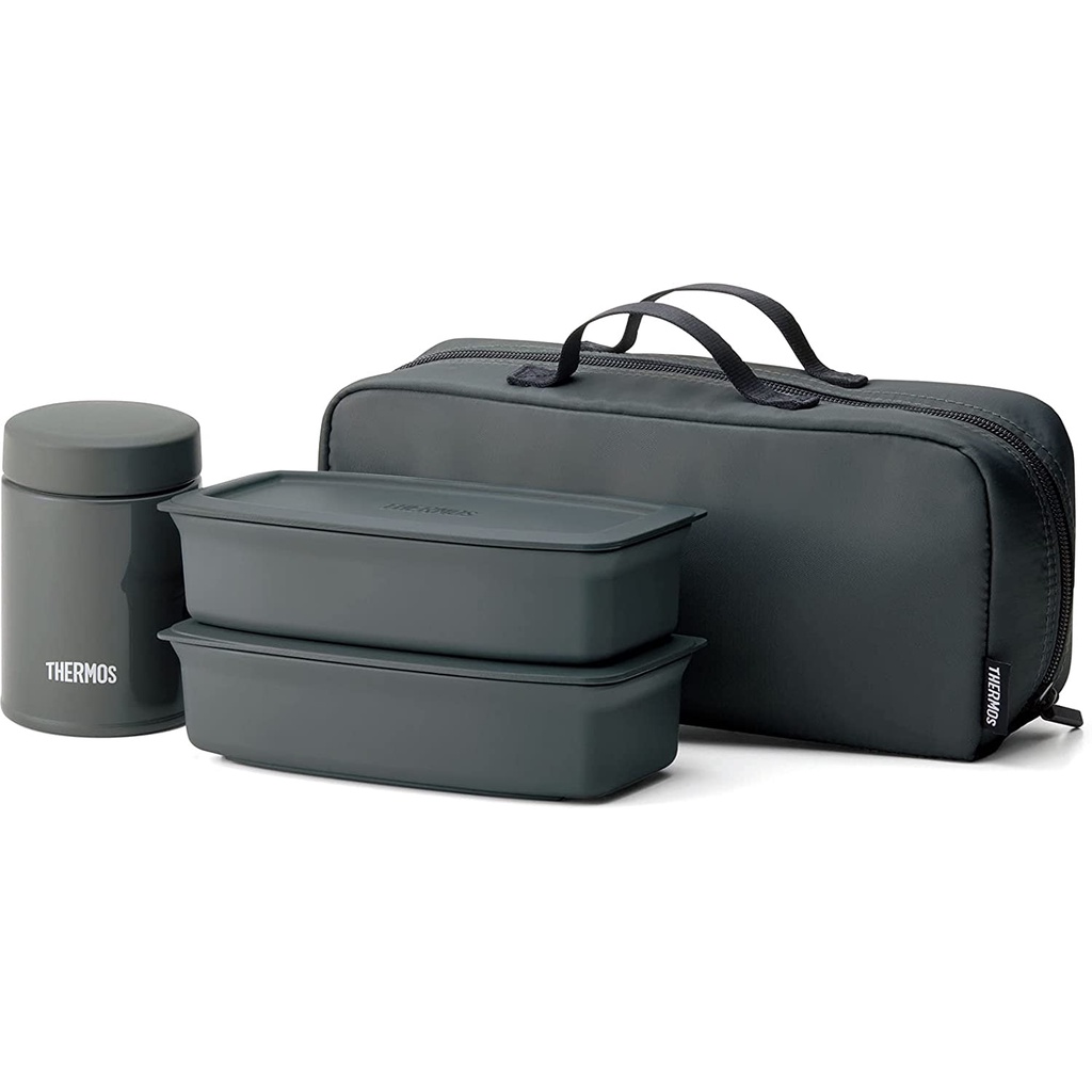 lunch box with thermos holder