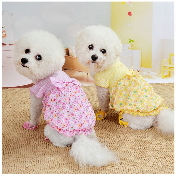 1pc Lovely Small Pet Clothes Princess Girl Dog Dress Apparel Skirt For Chihuahua Costume Princess Dress Shopee Singapore