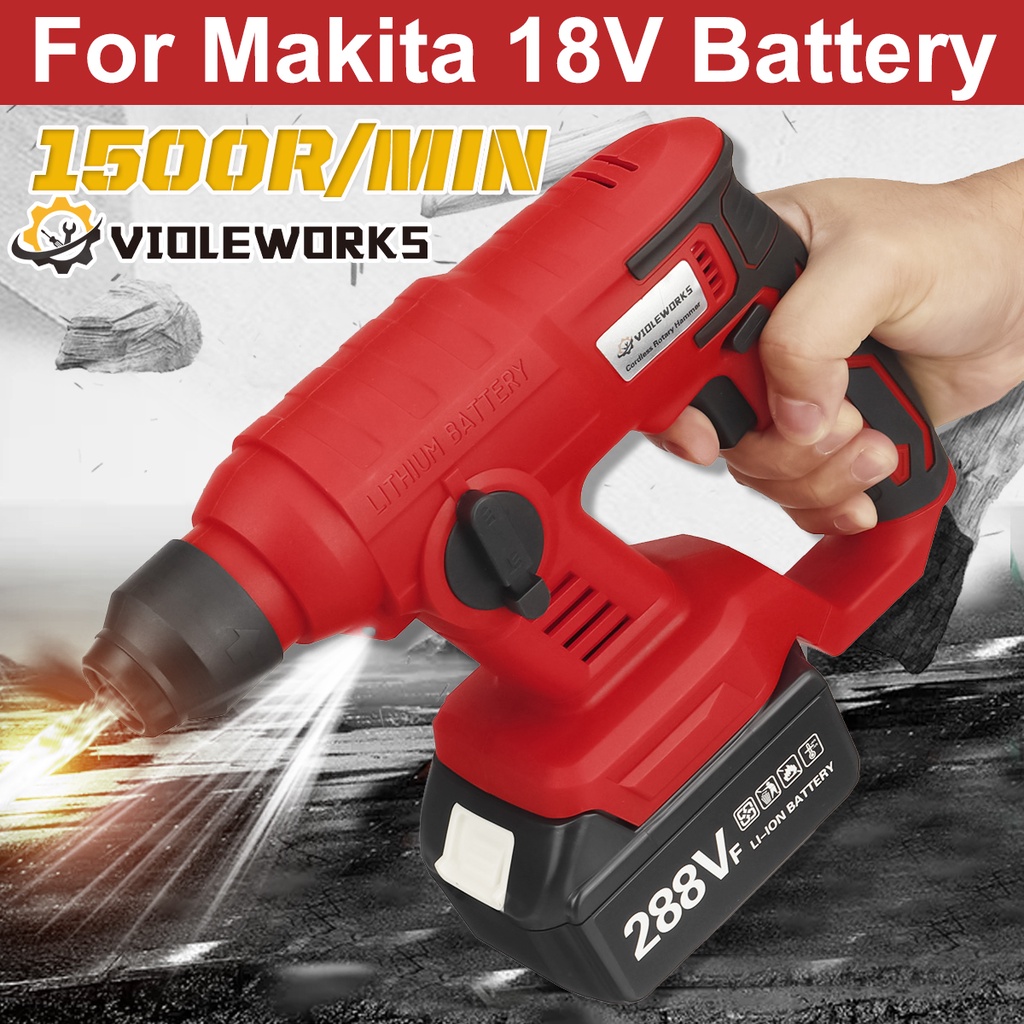 3 In 1 Rechargeable Electric Impact Drill Rotary Hammer Cordless Brushles Hammer Electric Drill