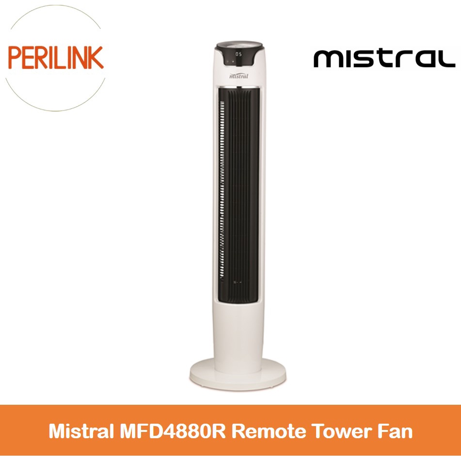 Mistral MFD4880R Remote Tower Fan Shopee Singapore
