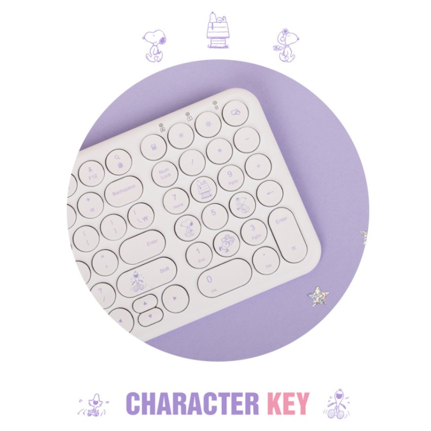 PEANUTS SNOOPY Slim Wireless Keyboard By ROYCHE | Shopee Singapore